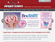 Tablet Screenshot of angelsales.com